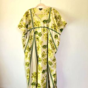 Vintage J. Peterman floral kaftan